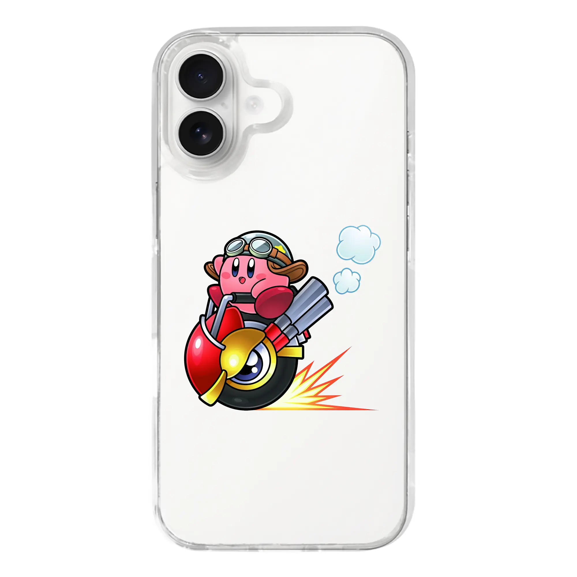 星のカービィ グッズ カービィ - iPhone 17シリーズ 透明スマホケース – 薄型・耐衝撃・精密フィット保護カバー